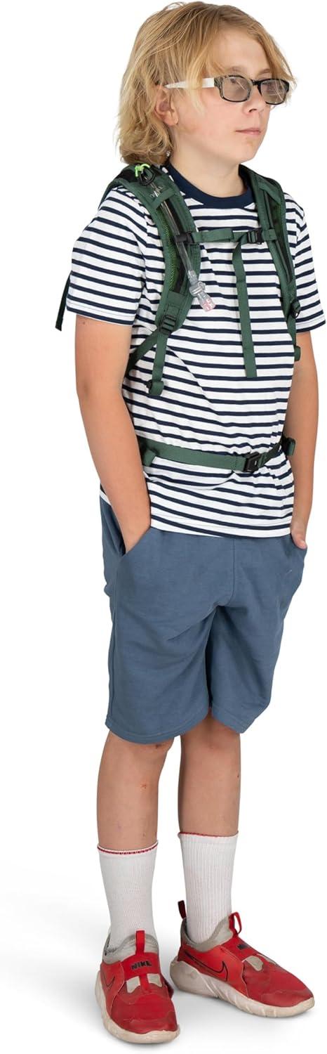 imageOsprey Raptor Jr Boys Mountain Biking Backpack with Hydraulics Reservoir Tundra Green