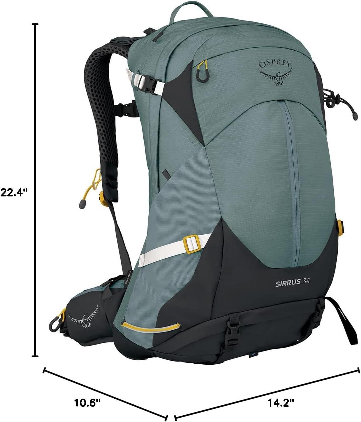 imageOsprey Sirrus 24L Womens Hiking Backpack Muted Space BlueSucculent Green