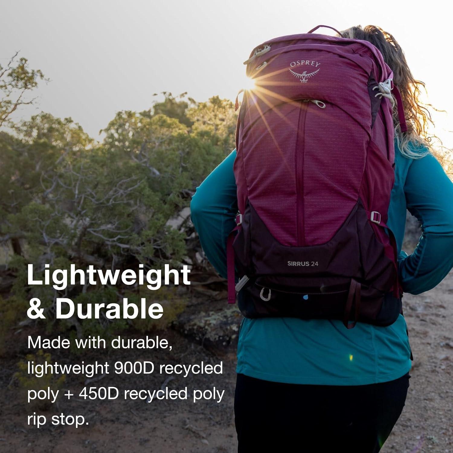 imageOsprey Sirrus 24L Womens Hiking Backpack Muted Space BlueTunnel Vision Grey