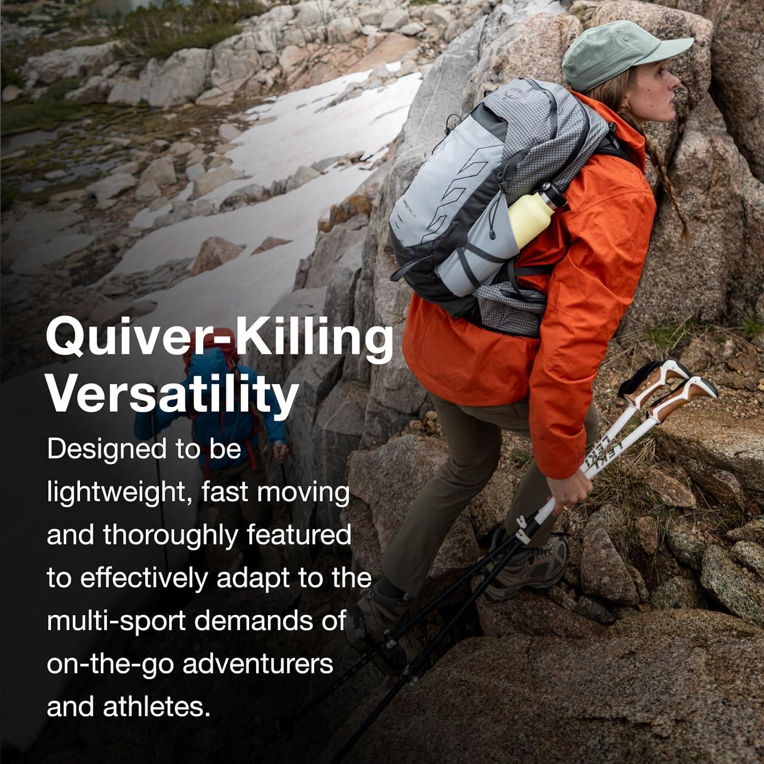 imageOsprey Tempest Pro 20L Womens Hiking Backpack with Hipbelt Mars OrangeSilver Lining