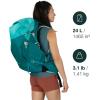 Osprey Downburst 24L Women’s Hiking Backpack, Tidal Blue(Escapade Green)