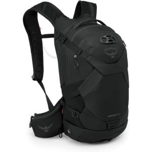 Osprey Raptor Pro Men’s Biking Backpack with 2.5L Hydraulics Reservoir, Black