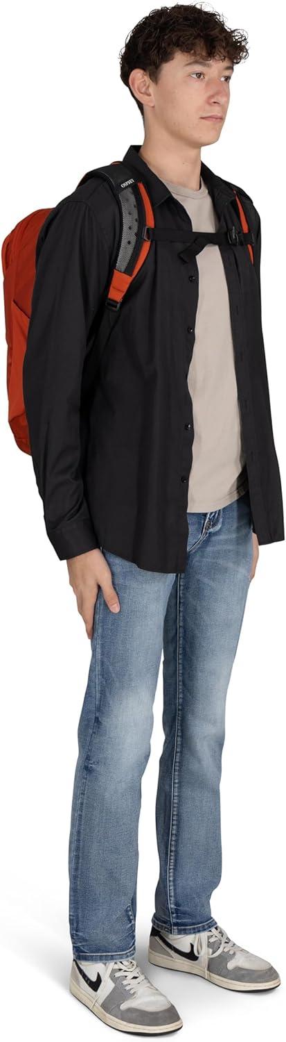 imageOsprey Proxima 30L Campus Laptop Backpack Organized Everyday Pack with Tech Storage Water Bottle Pockets and Comfortable Carry Perfect for School Commute and Travel Kazuma PrintToffee OrangeFirestarter Orange