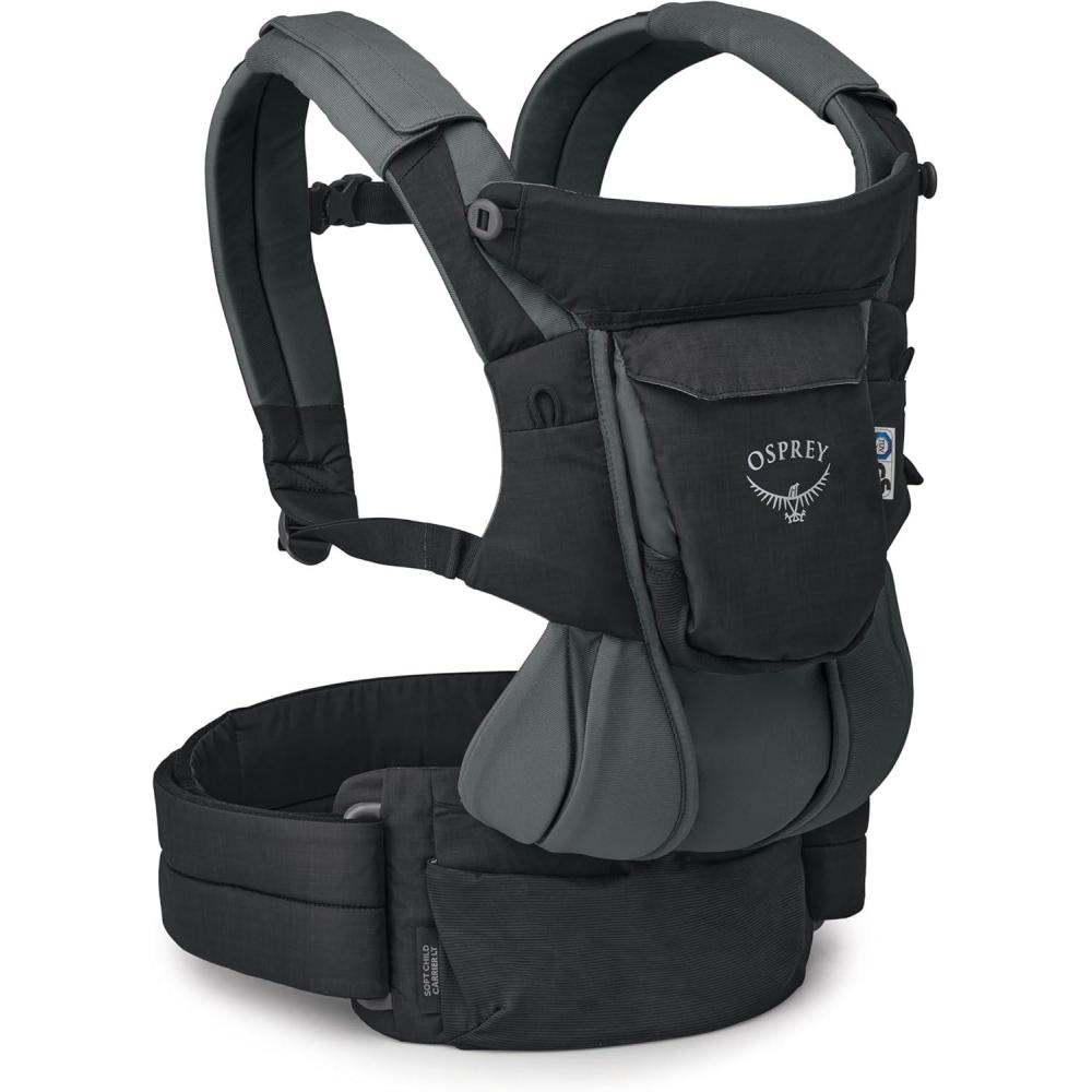 imageOsprey Poco LT Soft Convertible Baby Carrier for Newborns  Lightweight Ergonomic Toddler SlingBlack