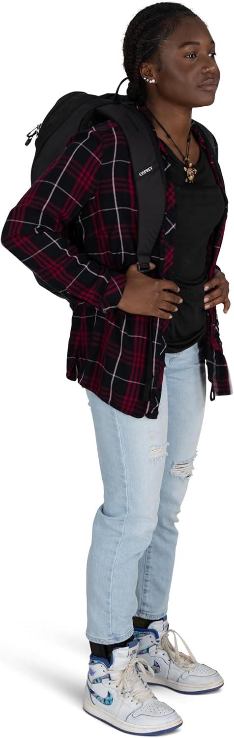 imageOsprey Astronova Campus Laptop Backpack Lightweight Everyday Bag with Laptop Sleeve and Bottle PocketsNight Shift Blue