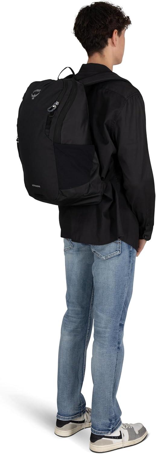 imageOsprey Astronova Campus Laptop Backpack Lightweight Everyday Bag with Laptop Sleeve and Bottle PocketsNight Shift Blue