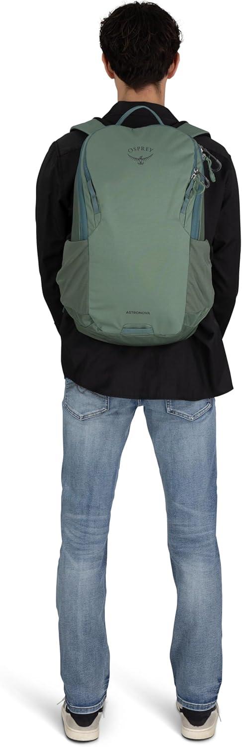 imageOsprey Astronova Campus Laptop Backpack Lightweight Everyday Bag with Laptop Sleeve and Bottle PocketsPine Leaf Green