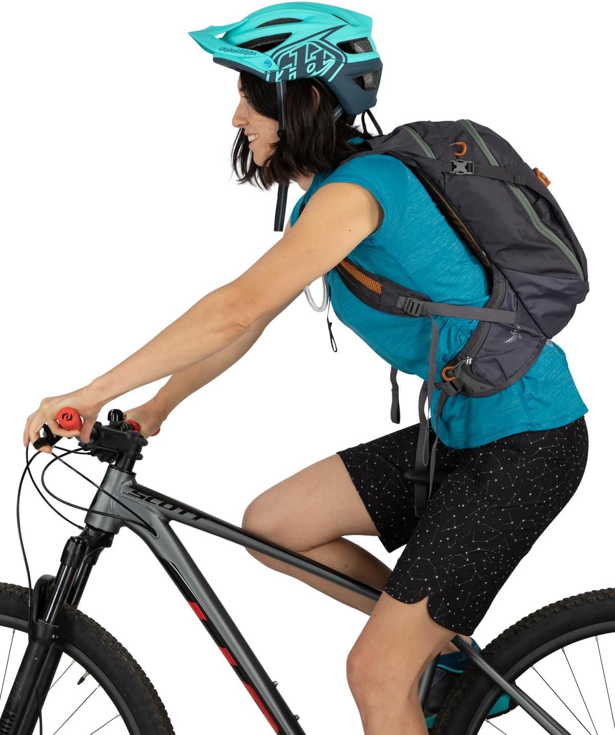 imageOsprey Salida 8L Womens Biking Backpack with Hydraulics Reservoir Space Travel GreyClaret Red