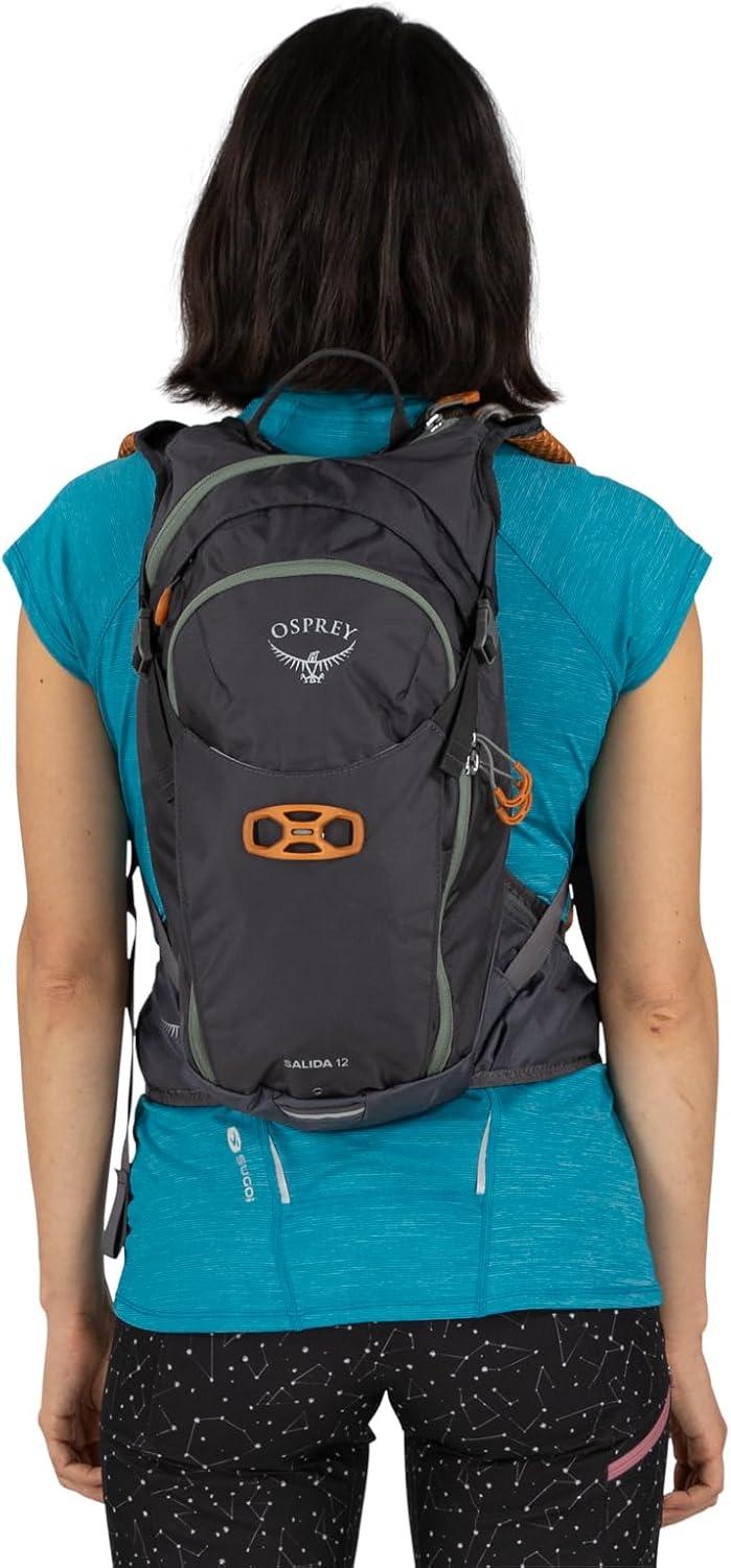 imageOsprey Salida 8L Womens Biking Backpack with Hydraulics Reservoir Space Travel GreyClaret Red
