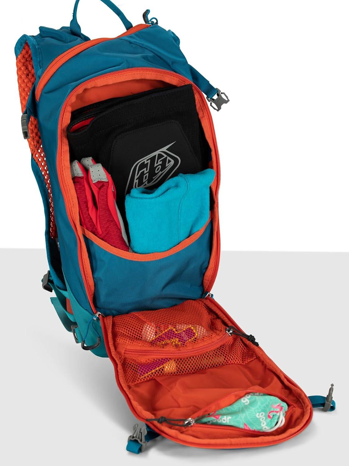 imageOsprey Salida 8L Womens Biking Backpack with Hydraulics Reservoir Space Travel GreyClaret Red