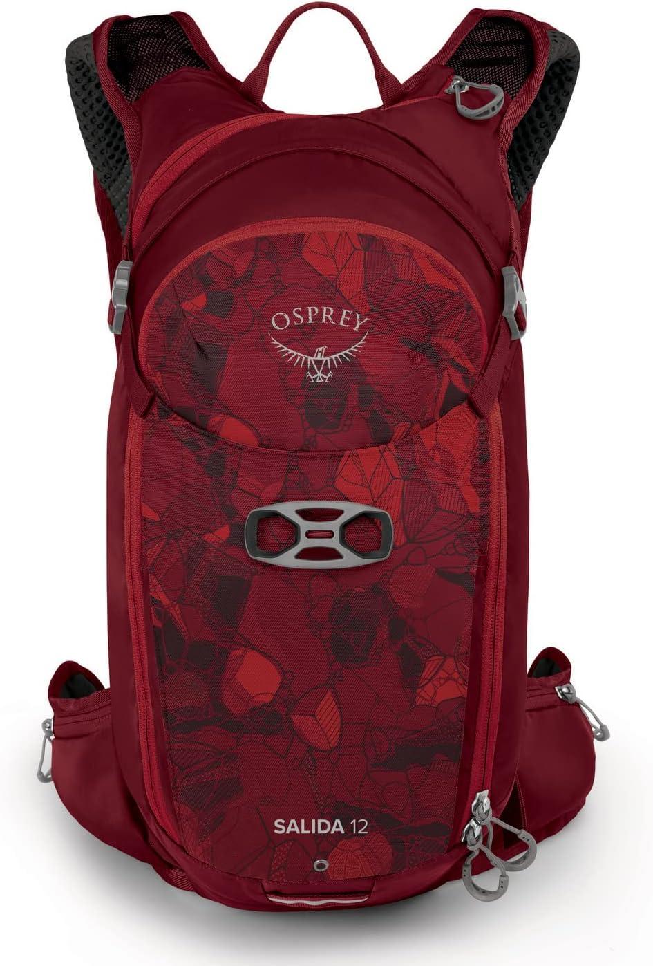 imageOsprey Salida 8L Womens Biking Backpack with Hydraulics Reservoir Space Travel GreyClaret Red