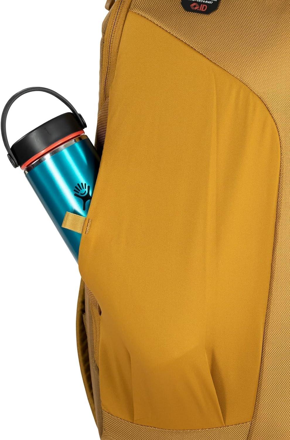 imageOsprey Sojourn Porter 46L Travel Backpack CarryOn Compliant Luggage with StraightJacket Compression and Padded Laptop Sleeve Durable Pack for International or Urban Travel Brindle BrownGraphite Purple