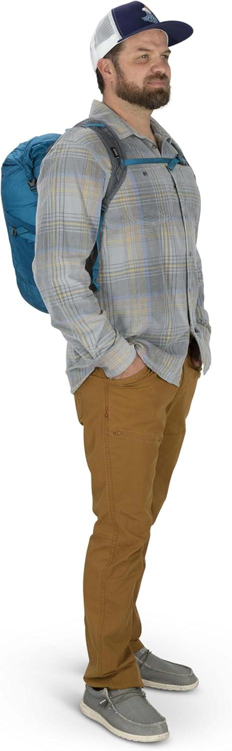 imageOsprey Ultralight 20L Dry Stuff Pack BlackWaterfront Blue