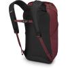 Osprey Farpoint Fairview Travel Daypack for Men and Women, Black(Zircon Red)