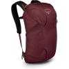Osprey Farpoint Fairview Travel Daypack for Men and Women, Black(Zircon Red)