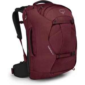 Osprey Fairview 70L Women’s Travel Backpack, Winter Night Blue(Zircon Red)