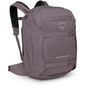 Osprey Sojourn Porter 46L Travel Backpack – Carry-On Compliant Luggage with StraightJacket Compression and Padded Laptop Sleeve – Durable Pack for International or Urban Travel, Brindle Brown(Graphite Purple)