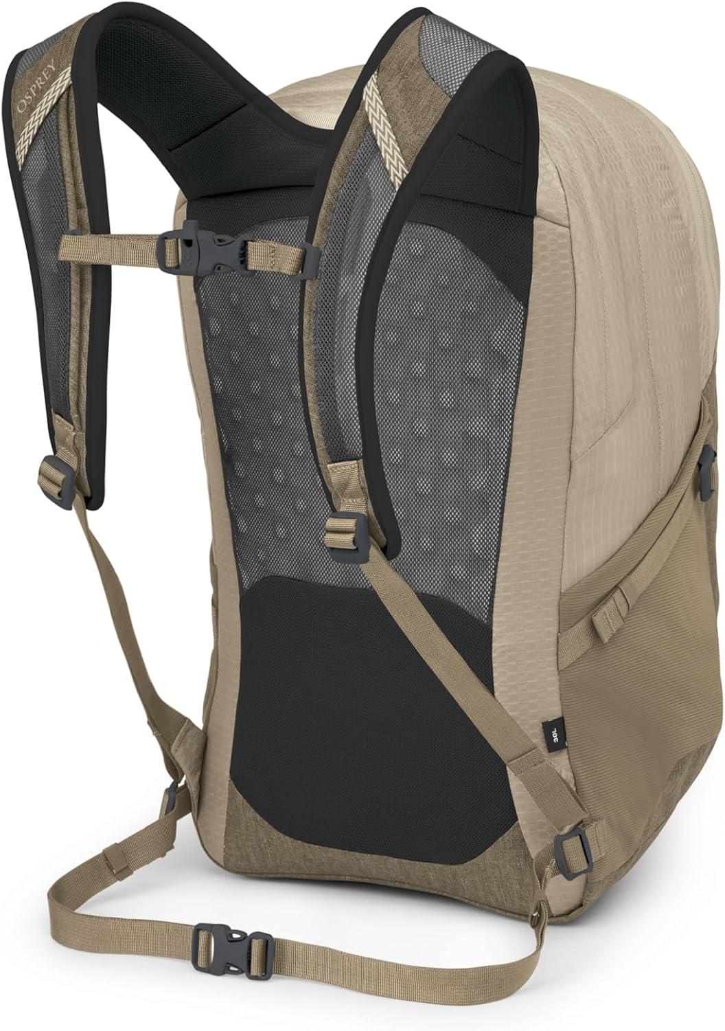 imageOsprey Comet Laptop Backpack Dual Compartment Commuter Bag for Laptop amp Everyday Essentials Moss GreenEarl Grey HeatherAlpaca TanLatte Brown Heather