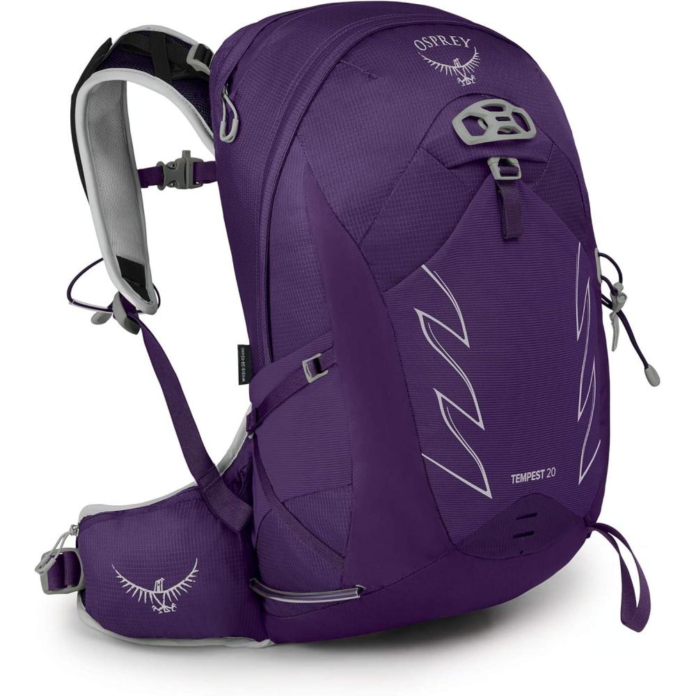 imageOsprey Tempest 20L Womens Hiking Backpack with Hipbelt Jasper Green WXSSViolac Purple