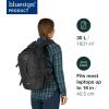 Osprey Comet Laptop Backpack – Dual Compartment Commuter Bag for Laptop & Everyday Essentials, Moss Green/Earl Grey Heather(Atlas Blue)