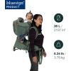 Osprey Poco Premium Child Carrier Backpack – Adjustable Travel Baby Carrier with Sunshade – Hiking Carrier for Toddlers(Tidal Blue)