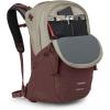 Osprey Tropos Laptop Backpack – Everyday Bag with Organized Storage for Campus, Commute, or Travel, Phantom Grey Heather(Sawdust Tan/Raisin Red)