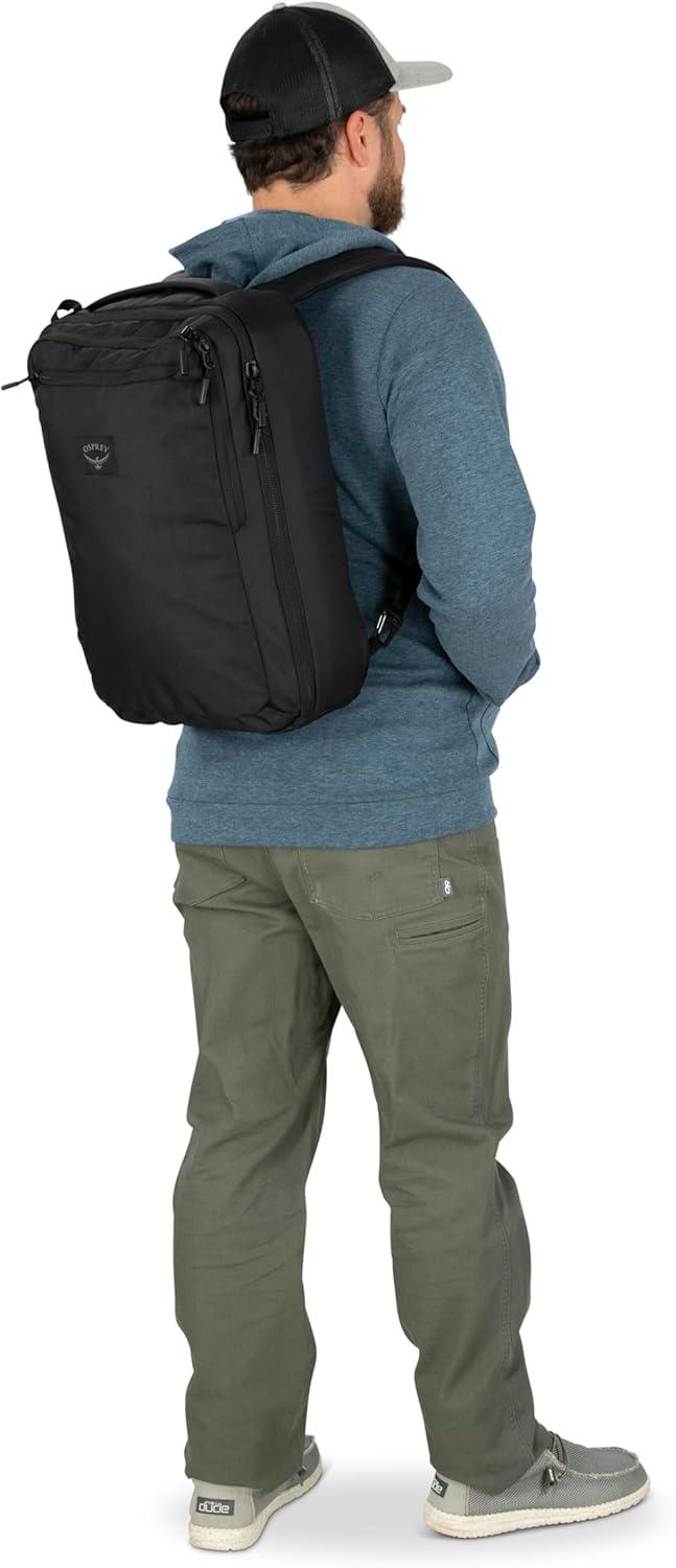 imageOsprey Aoede 25L Commuter Briefcase Backpack BlackMagma Brown