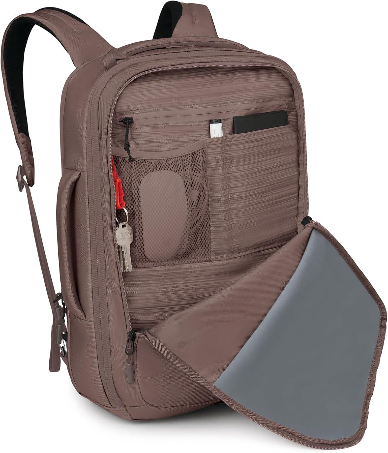 imageOsprey Aoede 25L Commuter Briefcase Backpack BlackMagma Brown