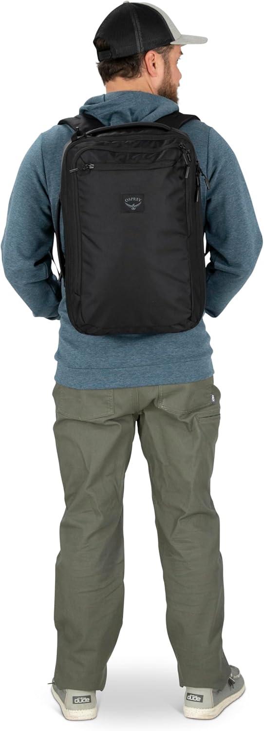 imageOsprey Aoede 25L Commuter Briefcase Backpack BlackMagma Brown