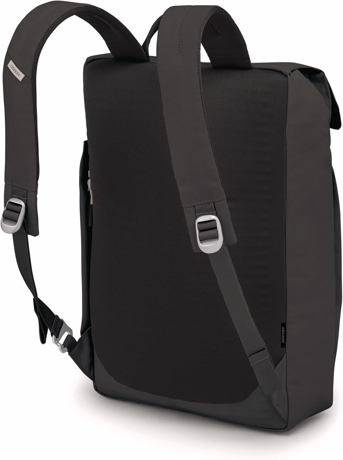 imageOsprey Arcane Flap Pack Laptop Backpack Earl Grey HeatherBlack