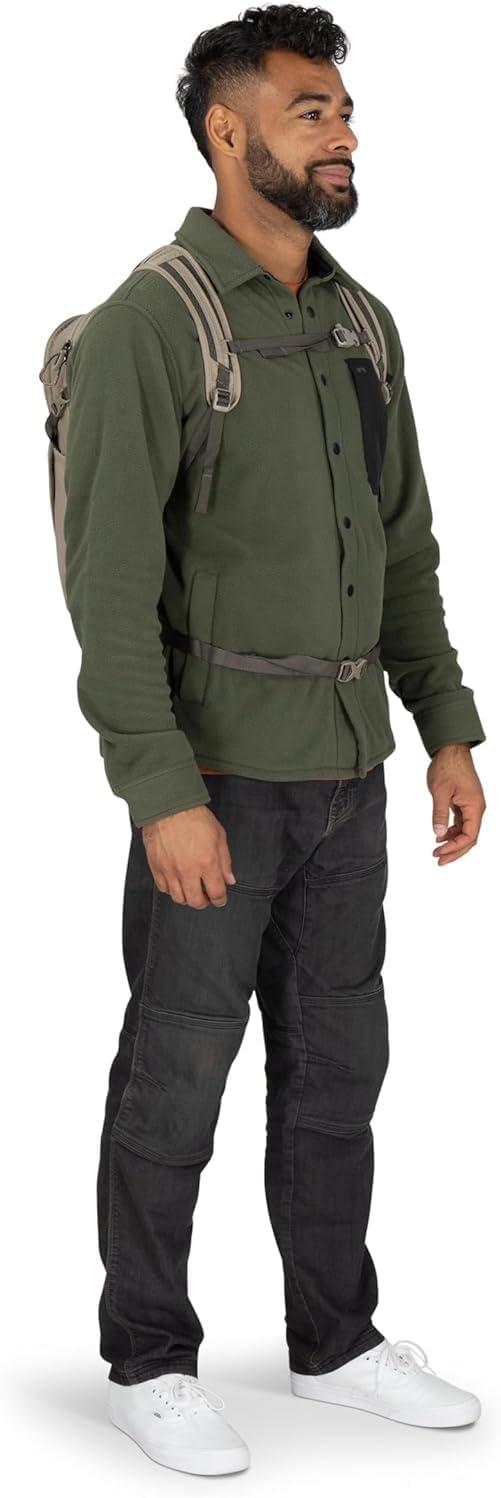 imageOsprey Daylite Commuter Backpack Lightweight Everyday Bag with Laptop Sleeve Bottle PocketsSmoky Desert PrintMagma Brown