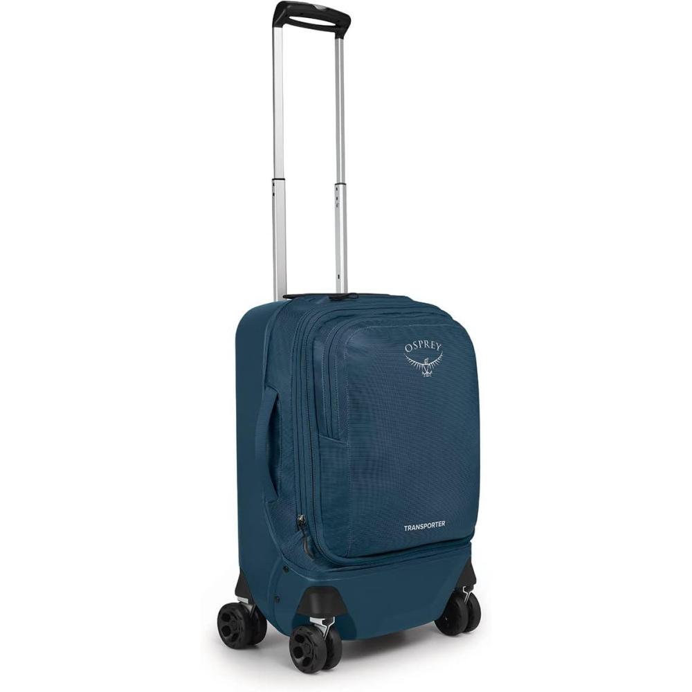 imageOsprey Transporter Hybrid Carry On Luggage 4 Spinner Wheels 2236L BlackVenturi Blue
