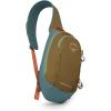Osprey Daylite Earth Shoulder Sling for Men and Women, Histosol Brown/Cascade Blue(Histosol Brown/Cascade Blue)