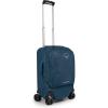 Osprey Transporter Hybrid Carry On Luggage, 4 Spinner Wheels, 22″/36L, Black(Venturi Blue)