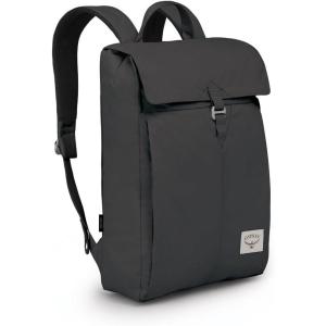 Osprey Arcane Flap Pack Laptop Backpack, Earl Grey Heather(Black)