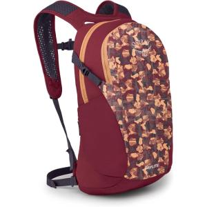 Osprey Daylite Commuter Backpack – Lightweight Everyday Bag with Laptop Sleeve, Bottle Pockets(Liquify Print/Kakio Pink)