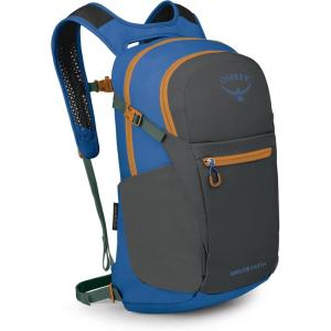 Osprey Daylite Plus Earth Commuter Backpack for Men and Women, Histosol Brown/Cascade Blue(Dark Charcoal/Blue Flame)