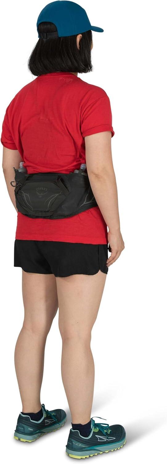 imageOsprey Duro Dyna Hydration Waist Pack with Hydraulics Soft Flasks for RunningPhantom GreyToffee Orange
