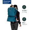 Osprey Poco SLT Lightweight Child Carrier Backpack – Slimmed-Down Hiking Carrier for Toddlers with Safety Harness, Sunshade, and Ventilated Backpanel – Lightweight Travel-Friendly Option(Deep Peyto)