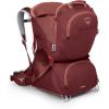 Osprey Poco LT Lightweight Child Carrier Backpack – Compact, Travel-Ready Kid Carrier with Sunshade and Adjustable Fit – Lightweight, Comfortable Hiking Carrier for Toddlers(Red Mountain)