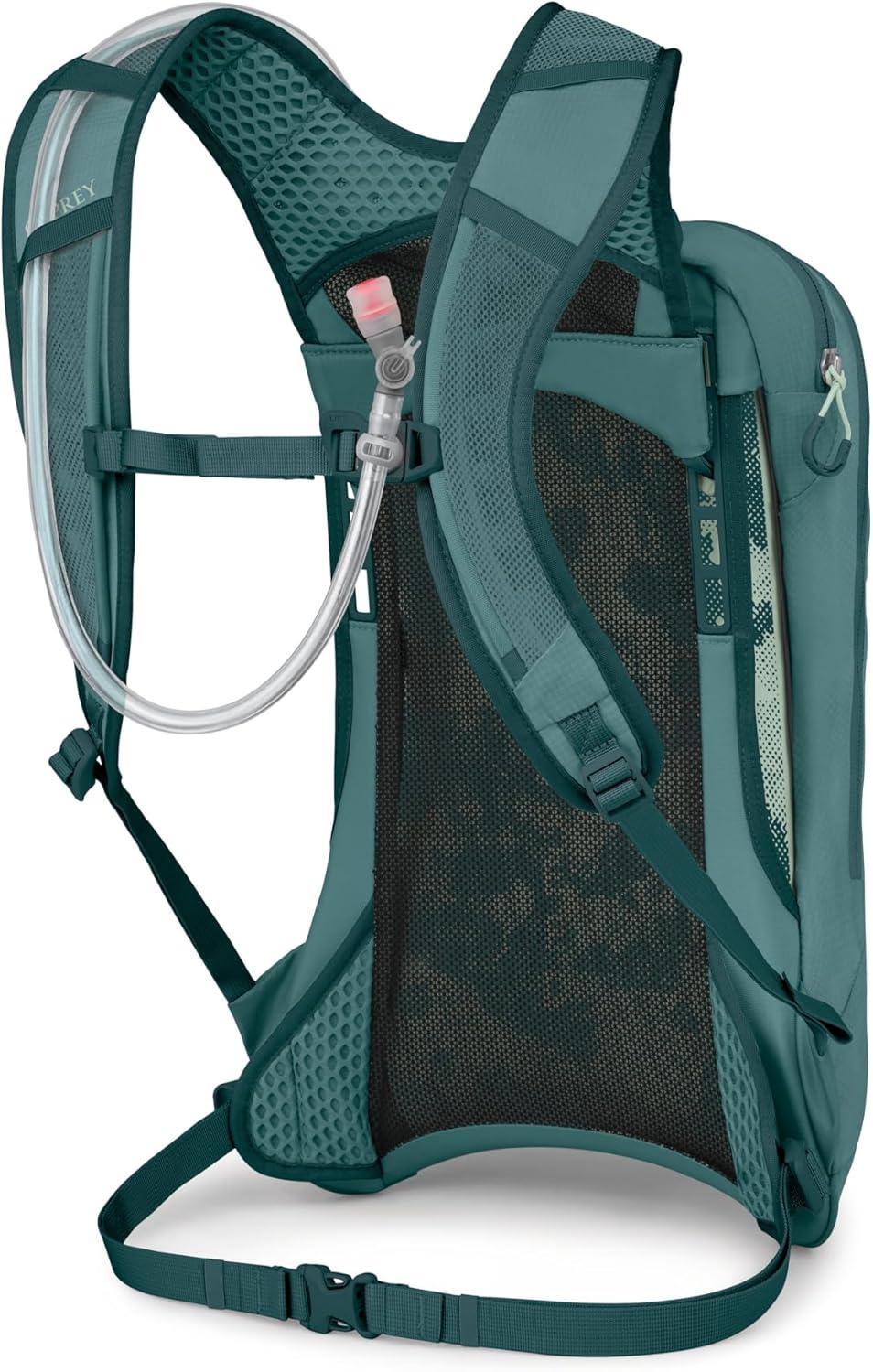 imageOsprey Syncro Mens Hiking Backpack with Hydraulics Reservoir Lightweight Mountain Biking Hydration PackCascade Blue
