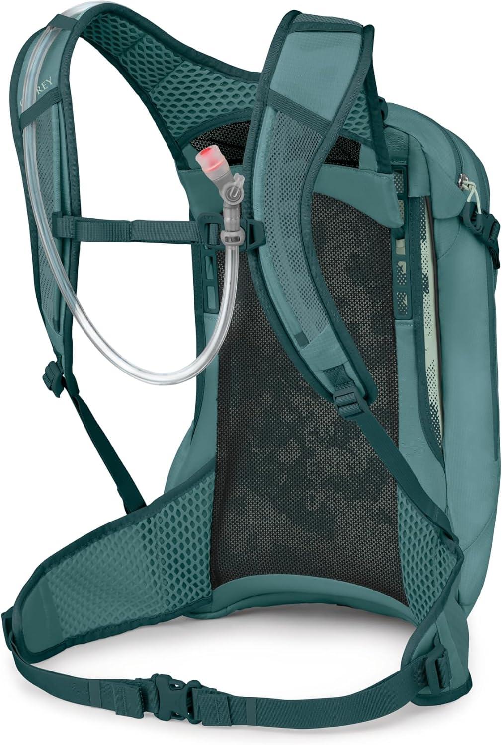 imageOsprey Syncro Mens Hiking Backpack with Hydraulics Reservoir Lightweight Mountain Biking Hydration PackCascade Blue
