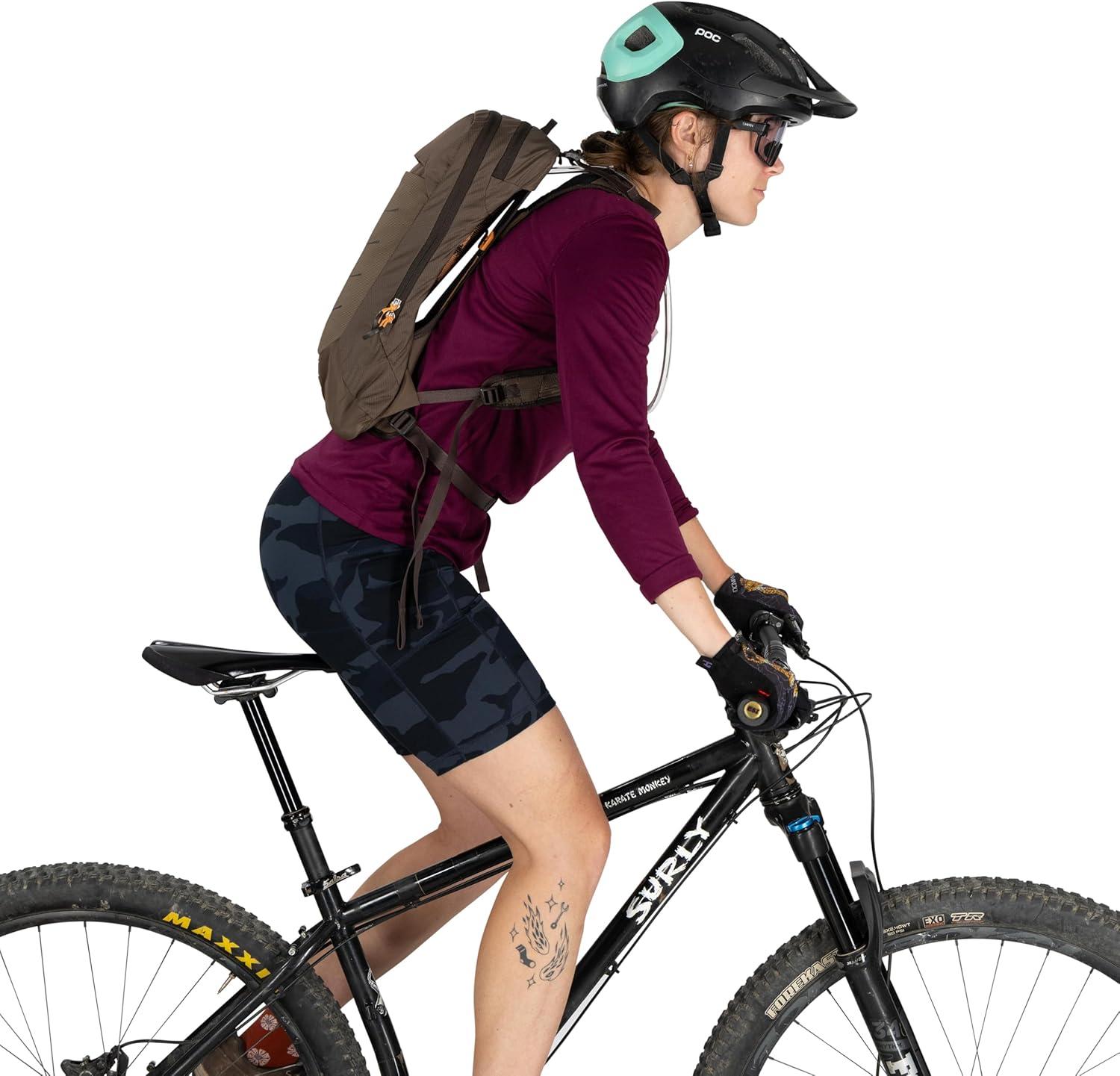 imageOsprey Syncro Mens Hiking Backpack with Hydraulics Reservoir Lightweight Mountain Biking Hydration PackCascade Blue