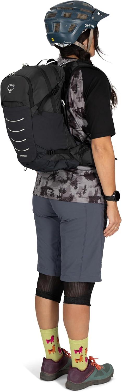 imageOsprey Syncro Mens Hiking Backpack with Hydraulics Reservoir Lightweight Mountain Biking Hydration PackCascade Blue