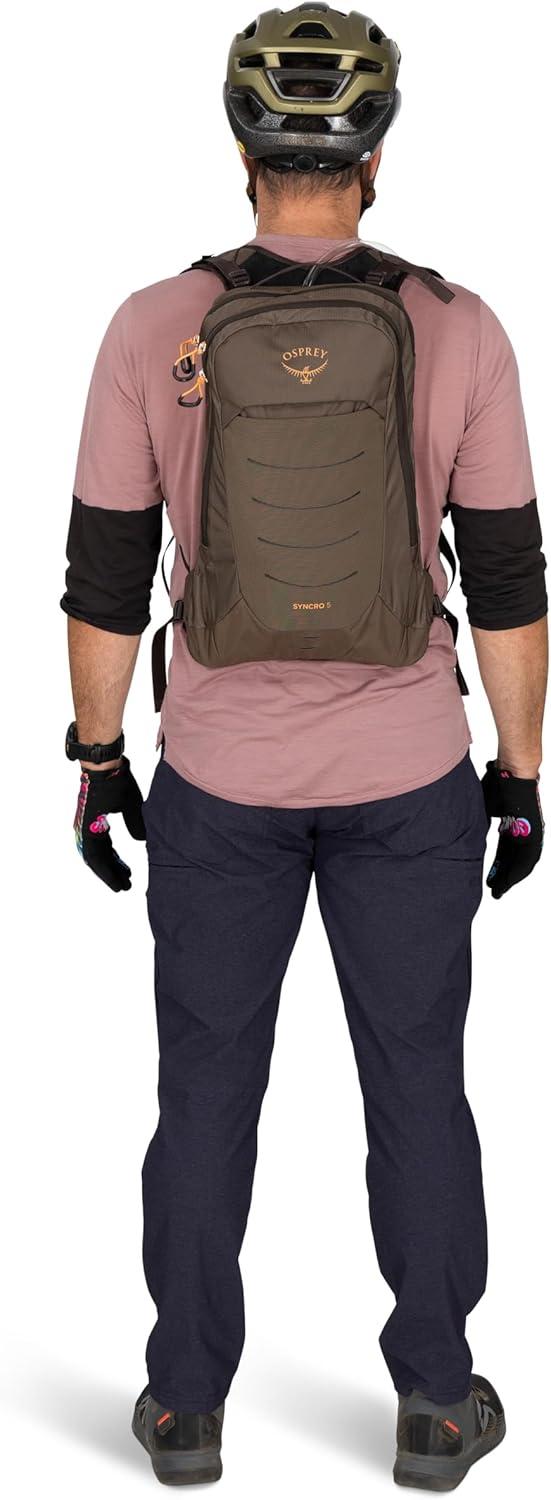 imageOsprey Syncro Mens Hiking Backpack with Hydraulics Reservoir Lightweight Mountain Biking Hydration PackCascade Blue