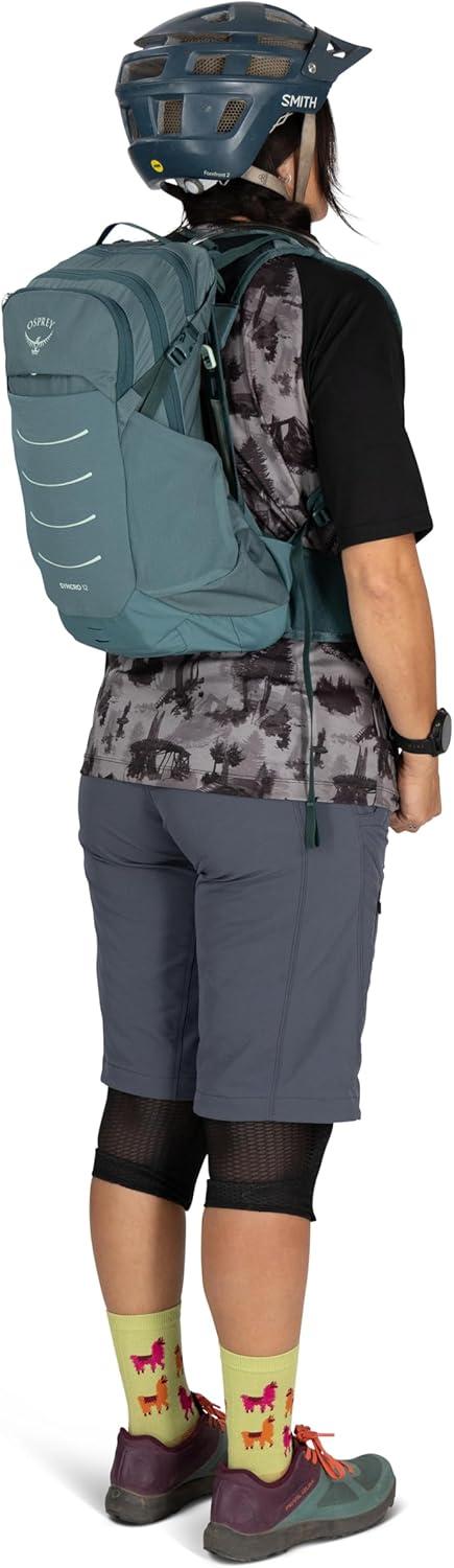 imageOsprey Syncro Mens Hiking Backpack with Hydraulics Reservoir Lightweight Mountain Biking Hydration PackRaven Black