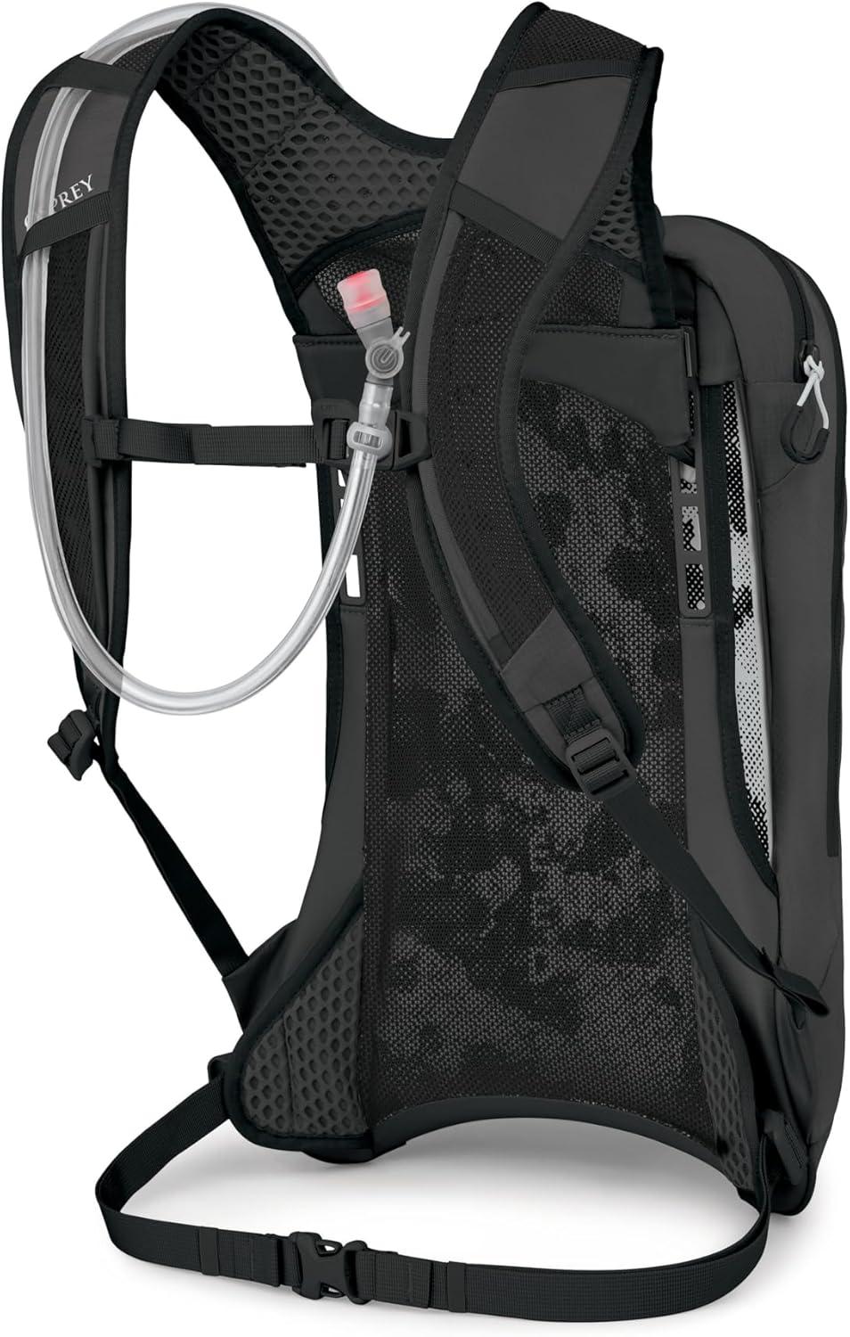 imageOsprey Syncro Mens Hiking Backpack with Hydraulics Reservoir Lightweight Mountain Biking Hydration PackRaven Black