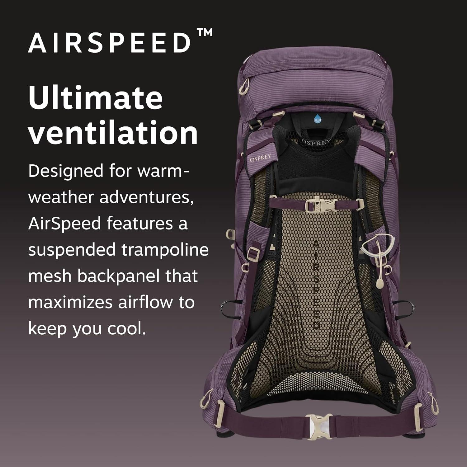 imageOsprey Syncro Mens Hiking Backpack with Hydraulics Reservoir Lightweight Mountain Biking Hydration PackRaven Black