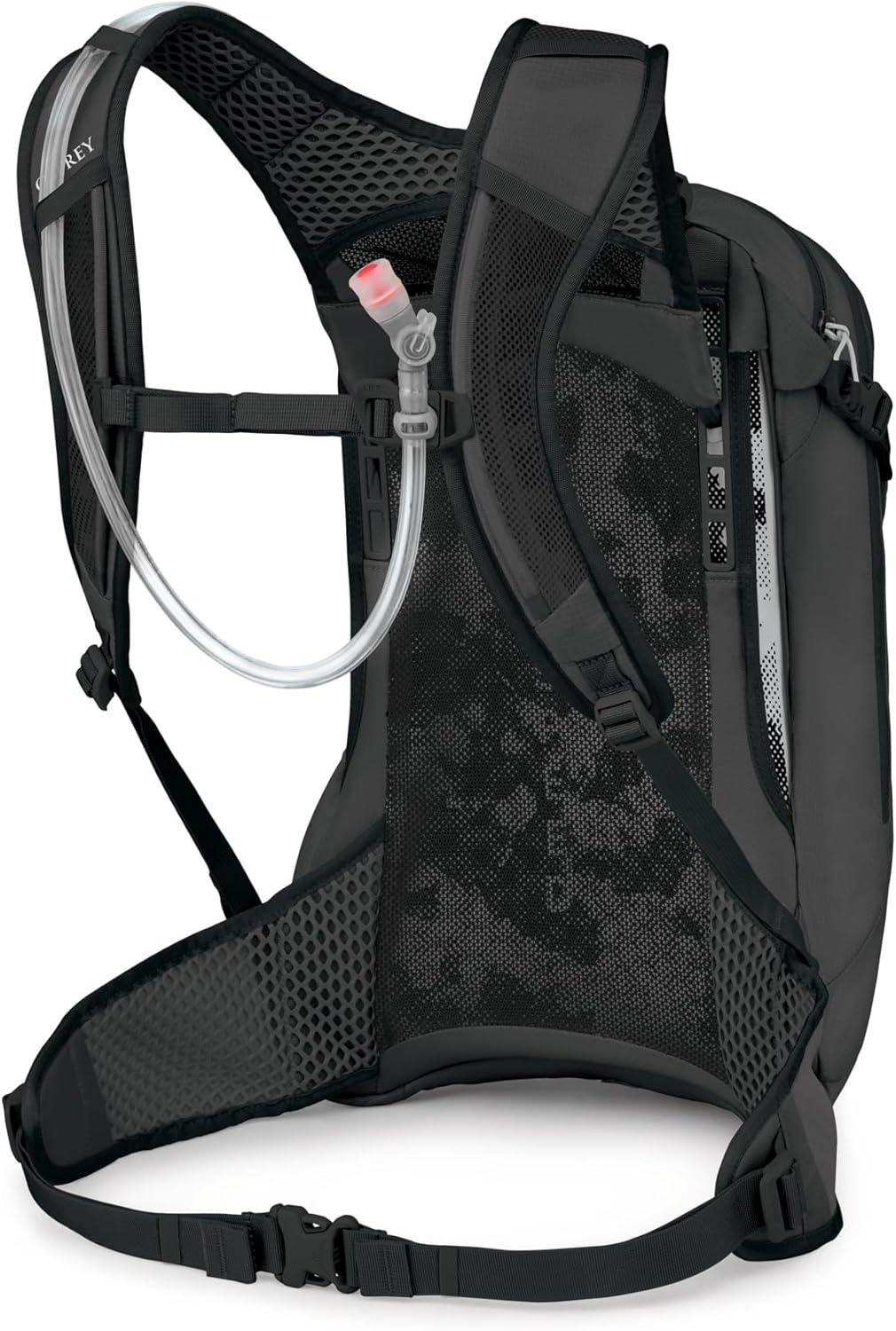 imageOsprey Syncro Mens Hiking Backpack with Hydraulics Reservoir Lightweight Mountain Biking Hydration PackRaven Black