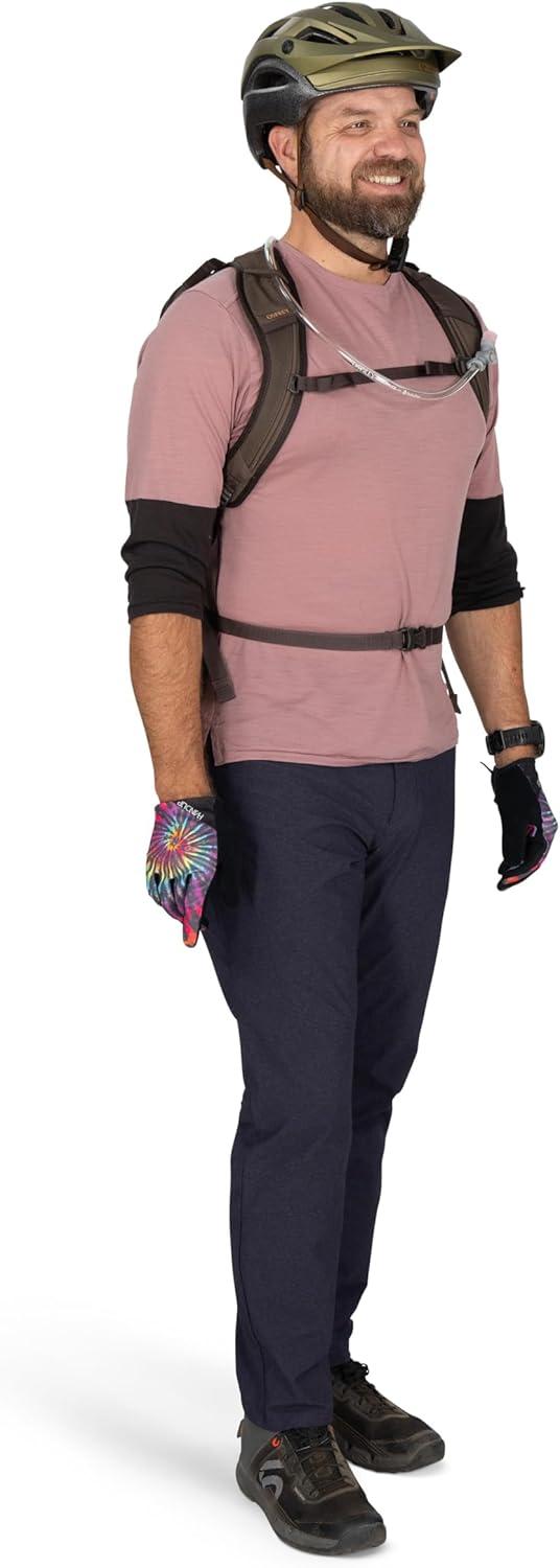 imageOsprey Syncro Mens Hiking Backpack with Hydraulics Reservoir Lightweight Mountain Biking Hydration PackTruffle Brown